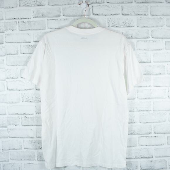 Allbirds Crew Neck Cotton Women Short Sleeve T Shirt Blizzard Small Activewear - Picture 5 of 9
